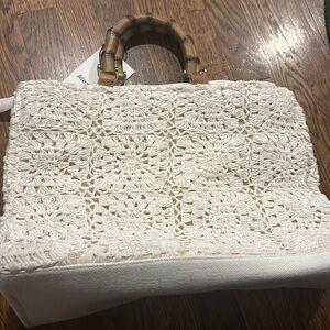 Alex Max Crochet Handbag
